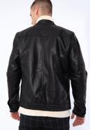 Jachetă din piele ecologică pentru bărbați, negru, 97-9P-153-4-2XL, Fotografie 18