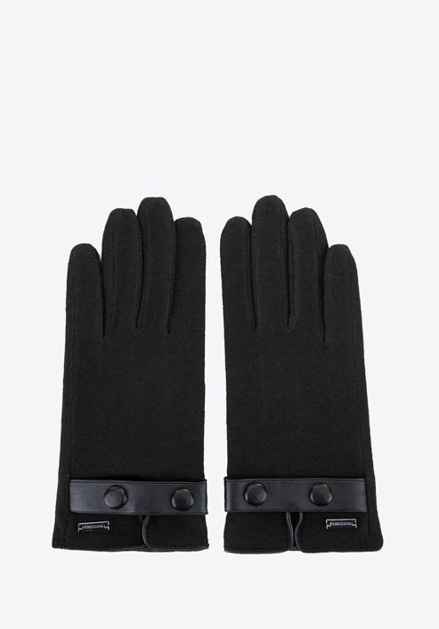 Mănuși bărbătești din lână, pentru smartphone, negru, 47-6-X93-1-U, Fotografie 3