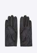 Mănuși de damă din piele de mașină, clasice, negru, 46-6A-002-Z-S, Fotografie 3