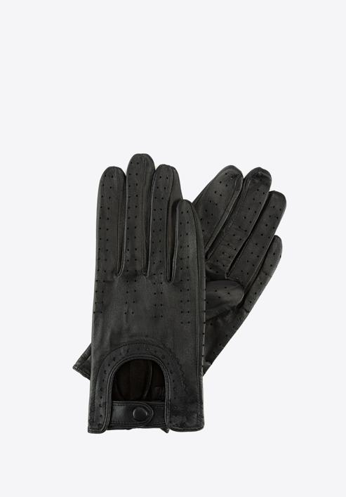 Mănuși de damă din piele pentru mașină, negru, 46-6L-292-2T-M, Fotografie 1