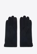 Mănuși de damă din velur, negru, 44-6A-017-4-L, Fotografie 2