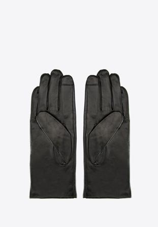Mănuși de damă elegante din piele, negru, 39-6L-901-1-X, Fotografie 1