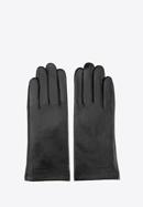 Mănuși de damă elegante din piele, negru, 39-6L-901-1-X, Fotografie 3