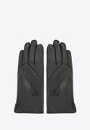 Mănuși de piele de damă cu cusături verticale, negru, 39-6L-202-1-L, Fotografie 2