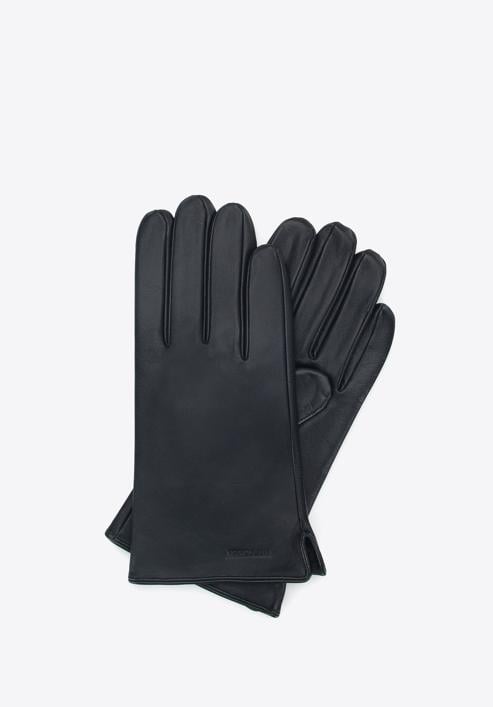 Mănuși pentru bărbați din piele, clasice, negru, 39-6A-019-1-XS, Fotografie 1