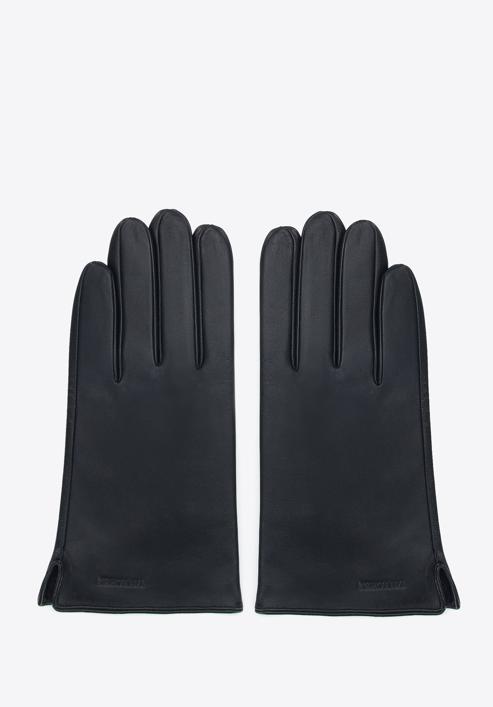 Mănuși pentru bărbați din piele, clasice, negru, 39-6A-019-1-XS, Fotografie 3