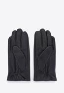 Mănuși pentru bărbați din piele netedă, negru, 45-6-457-1-S, Fotografie 2