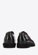 Pantofi bărbătești din piele bicoloră pe talpă ușoară, negru - maro, 96-M-700-4N-44, Fotografie 5