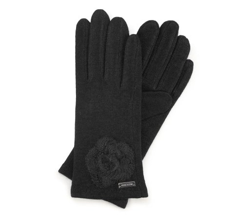 Mănuși de damă, negru, 47-6-113-2T-U, Fotografie 1