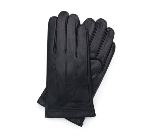 Mănuși din piele izolate pentru bărbați, negru, 39-6L-343-1-L, Fotografie 1