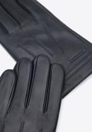 Mănuși din piele izolate pentru bărbați, negru, 39-6L-343-1-S, Fotografie 4