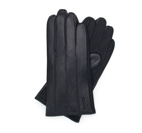 Mănuși pentru bărbați, negru, 39-6-210-1-V, Fotografie 1