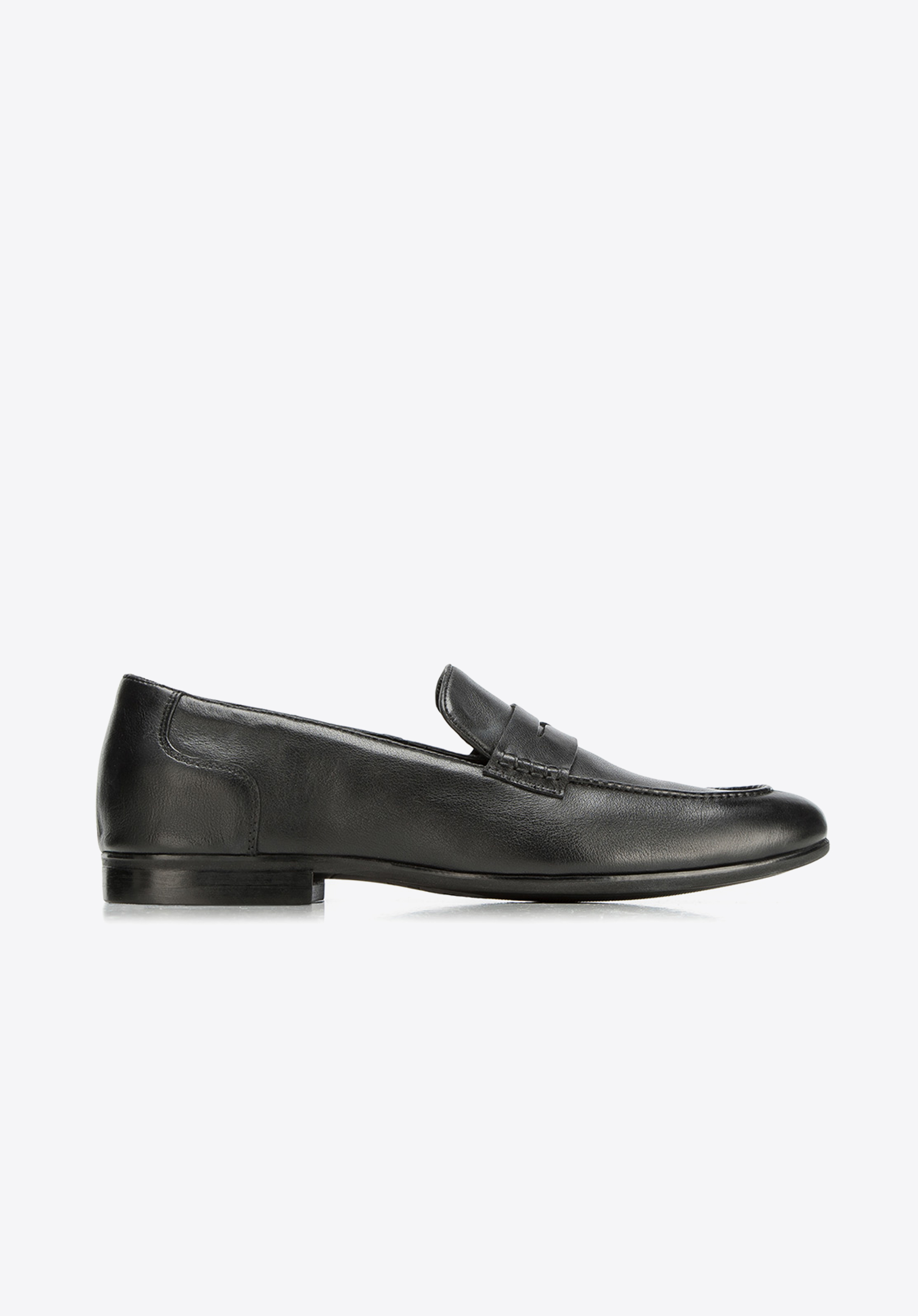 Mocasini barbati din piele, negru, 90-M-518-1-42, Fotografie 1
