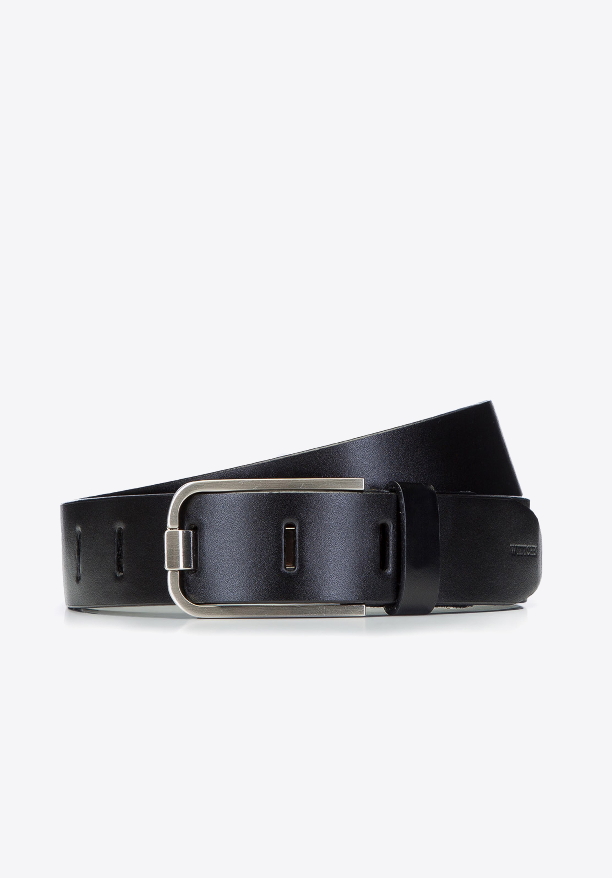 Női bőr öv modern csattal, negru, 92-8D-900-1-L, Fotografie 1