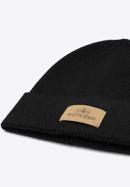 O șapcă clasică versatilă, negru, 97-HF-013-9, Fotografie 2