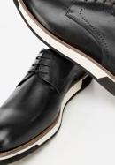 Pantofi bărbătești din piele cu talpă sport, negru, 94-M-512-5-41, Fotografie 7