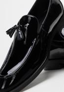 Pantofi bărbătești din piele întoarsă, negru, 98-M-708-1L-45, Fotografie 7