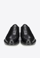Pantofi bărbătești Oxford din piele, slip-on, negru, BM-B-590-1-39, Fotografie 4