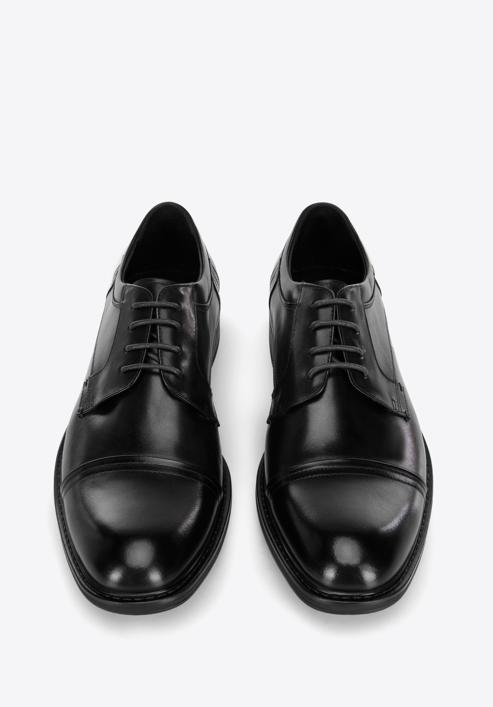 Pantofi bărbați Derby clasic din piele, negru, 96-M-504-5-43, Fotografie 2