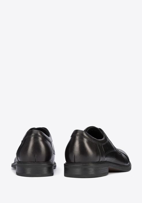 Pantofi bărbați Derby clasic din piele, negru, 95-M-503-1-40, Fotografie 4