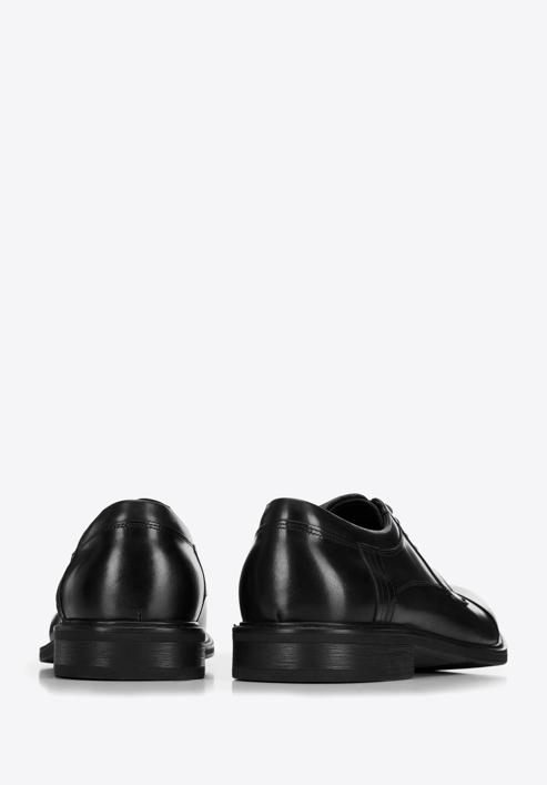 Pantofi bărbați Derby clasic din piele, negru, 96-M-504-4-40, Fotografie 4
