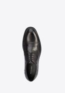 Pantofi bărbați Derby clasic din piele, negru, 95-M-503-1-42, Fotografie 5