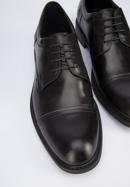 Pantofi bărbați Derby clasic din piele, negru, 95-M-503-1-40, Fotografie 7