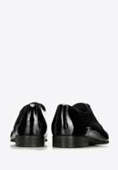 Pantofi bărbați Derby clasic pentru din piele lăcuită, negru, 96-M-502-N-44, Fotografie 4