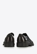 Pantofi barbați Derby din piele cu talpă groasă, negru, 96-M-500-4-45, Fotografie 5