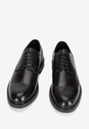 Pantofi bărbați din piele cu talpă groasă, negru, 95-M-702-1-40, Fotografie 2