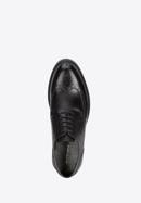 Pantofi bărbați din piele cu talpă groasă, negru, 95-M-702-5-40, Fotografie 5