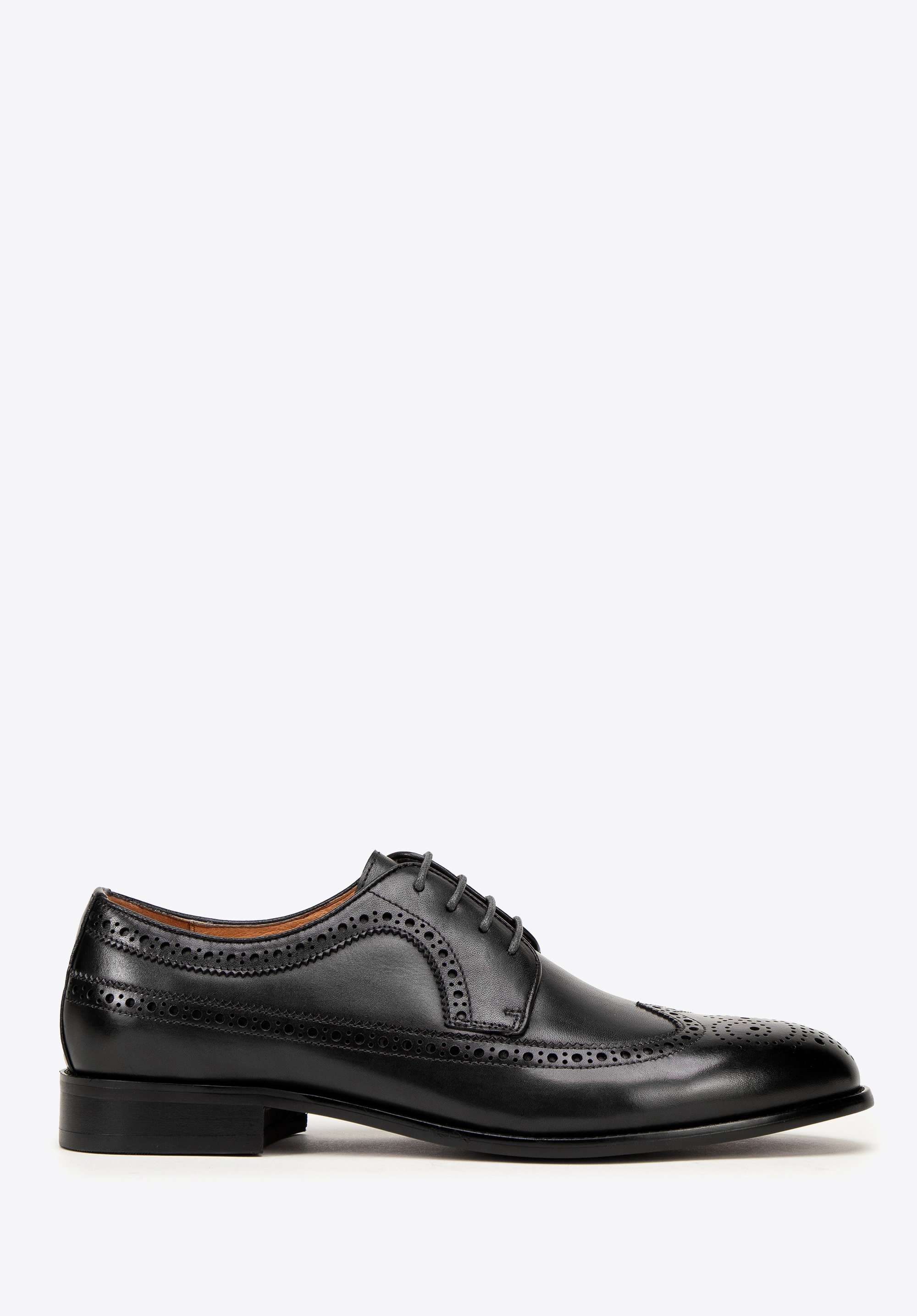 Pantofi barbăteşti eleganţi şi stilaţi cu şiret, negru, 99-M-305-1-40, Fotografie 1