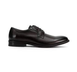Pantofi costum bărbați din piele netedă, negru, 93-M-524-1-40, Fotografie 1