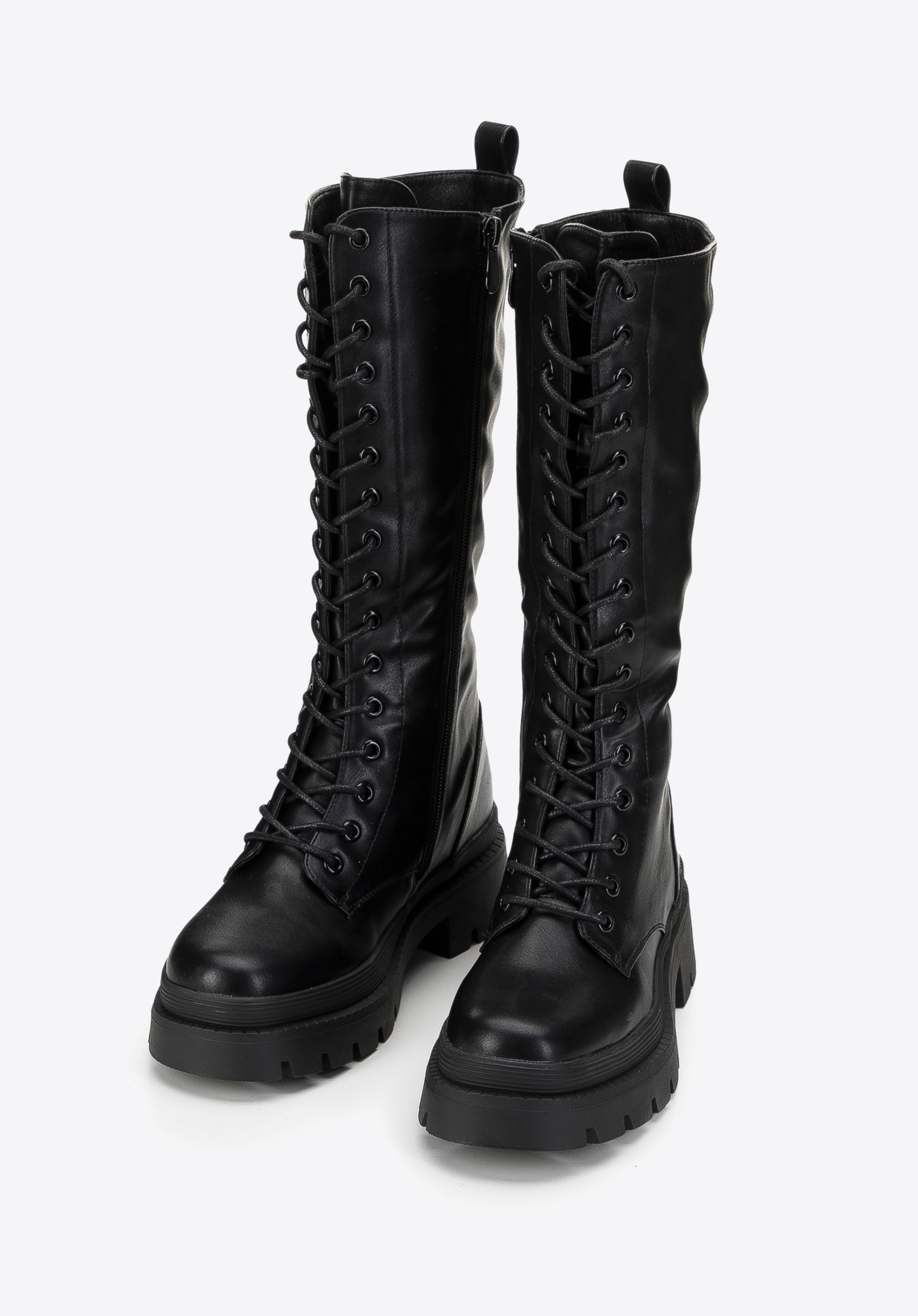 Pantofi cu platformă înaltă pentru femei, negru, 97-DP-802-1-39, Fotografie 1
