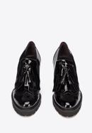 Pantofi de damă din piele întoarsă cu elastice pentru femei, negru, 93-D-101-1-41, Fotografie 3