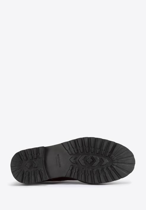 Pantofi de damă din piele lăcuită cu șiret, negru, 95-D-521-3-41, Fotografie 6