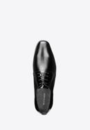 Pantofi de piele pentru bărbați din piele gofrată, negru, 92-M-508-1-40, Fotografie 4