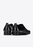 Pantofi de piele pentru bărbați din piele gofrată, negru, 92-M-508-1-44, Fotografie 9