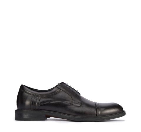 Pantofi bărbați Derby clasic din piele, negru, 95-M-503-1-43, Fotografie 1