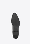 Pantofi derby clasici din piele pentru bărbați, negru, 94-M-518-5-43, Fotografie 6