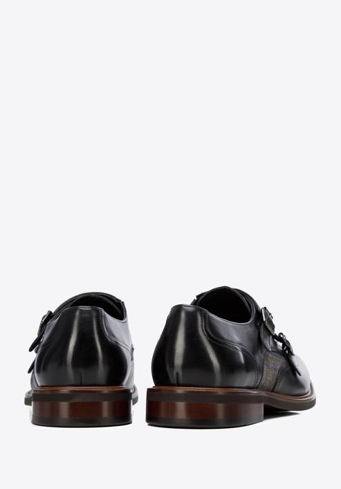 Pantofi din piele pentru bărbați, negru, 96-M-518-1-44, Fotografie 5