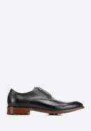 Pantofi din piele pentru costum, simpli, negru, 94-M-515-8-40, Fotografie 1