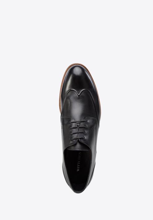 Pantofi formali de piele pentru bărbați, negru, 96-M-520-4-39, Fotografie 4