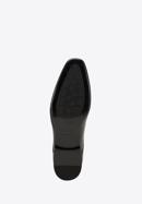 Pantofi formali pentru bărbați din piele perforată, negru, 98-M-705-1P-39, Fotografie 6