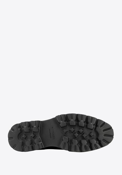 Pantofi oxford din piele pentru bărbați, negru, 97-M-515-1-44, Fotografie 6