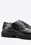 Pantofi oxford din piele pentru bărbați, negru, 97-M-515-1-44, Fotografie 7