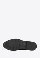 Pantofi pentru bărbați Brogue din piele cu motiv în formă crenguță de brad, negru, 95-M-501-4-43, Fotografie 6
