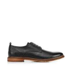 Pantofi retro din piele pentru bărbați, negru, 94-M-519-1-43, Fotografie 1