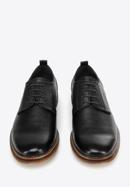 Pantofi retro din piele pentru bărbați, negru, 94-M-519-1-40, Fotografie 3