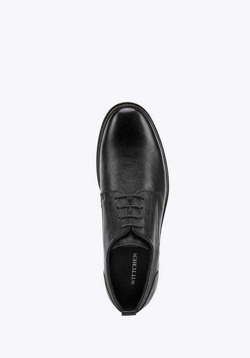 Pantofi retro din piele pentru bărbați, negru, 94-M-519-1-40, Fotografie 4